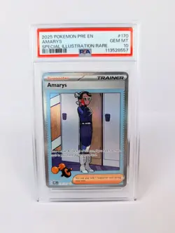 Amarys SIR Holo 170/131 Sv: Prismatic Evolutions 2025 Pokemon Gem PSA 10 - Image 1