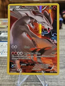 Pokemon Reshiram XY74 XY Full Art Holo Black Star Promo - Image 1