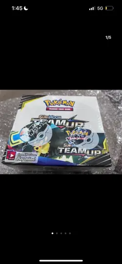 Pokemon Sun & Moon Team Up Booster Box Factory Sealed 36 Packs - Image 2