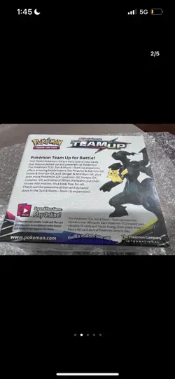 Pokemon Sun & Moon Team Up Booster Box Factory Sealed 36 Packs - Image 3