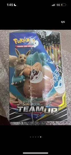 Pokemon Sun & Moon Team Up Booster Box Factory Sealed 36 Packs - Image 4