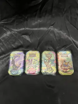 Pokemon TCG Prismatic Evolutions Mini Tins - Lot of 4 - NEW, SEALED! Umbreon - Image 1