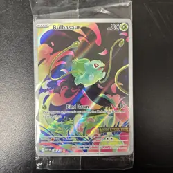 Bulbasaur 133/132 Mega Evolution Stamped Promo (Box Topper) - Pokemon - SEALED - Image 1