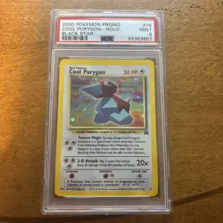 POKEMON COOL PORYGON 2000 PROMO BLACK STAR #15-HOLO PSA 9 - Image 1