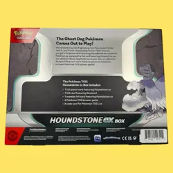 Pokemon TCG: Houndstone ex Collection Box - 4 Booster Packs Factory Sealed - Image 2