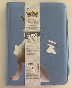 Ultra Pro 9-Pocket Zippered PRO Binder Pokemon Elite Series Lucario - Side Load - Image 1
