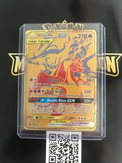 Reshiram Charizard GX SM247 Pokemon TCG Promo - Full Art Holo Near Mint NM - Image 1