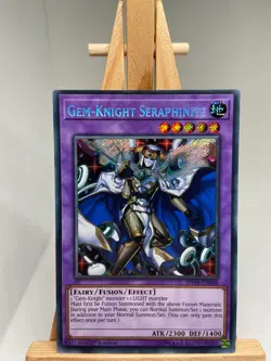 Gem-Knight Seraphinite - Secret Rare 1st Edition SHVA-EN048 - NM - YuGiOh - Image 1