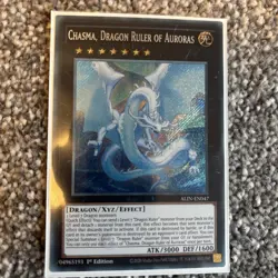 Yugioh ALIN-EN047 - Chasma, Dragon Ruler of Auroras - Secret Rare - Image 1