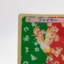 Pokemon Cards Bandai Topsun Moltres No.146 Green Back 1995 Poor Japanese g258 - Image 2