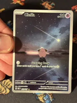 Pokemon Cards Cleffa 202/197 Illustration Rare Obsidian Flames - (NM-) - Image 2