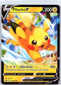 Pikachu V SWSH285 SWSH: Sword & Shield Promo Cards - Pokemon Card - NM - Image 1
