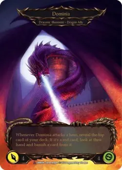 Flesh and Blood FAB Invoke Dominia / Dominia (Marvel) NM 1st EditionCold Foil - Image 1