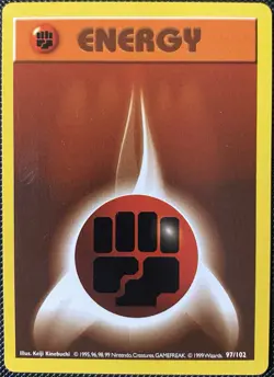 Fighting Energy 097/102 Base Set (Shadowless) Regular - Pokemon Card - Image 1