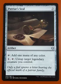 1x Patriar's Seal | Battle for Baldur's Gate | MTG MAGIC CARDS - Image 1