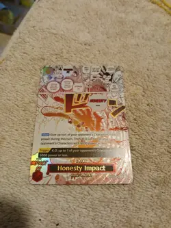 One Piece Card Honesty Impact OP11-018 Comic Parallel R Rare Manga Alt Art - Image 2