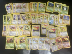 Pokemon Card Bulk Lot Common Uncommon Vintage - Damaged Holo Flareon - Image 1
