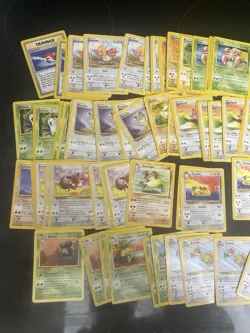 Pokemon Card Bulk Lot Common Uncommon Vintage - Damaged Holo Flareon - Image 2