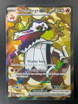 Pokemon TCG Skeledirge EX Paldea Evolved Full Art Ultra Rare Holo Card 233/193 - Image 1