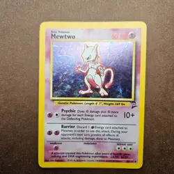 Mewtwo 10/102 Pokemon Base Set 2 Holo Rare Card Unlimited - Image 1