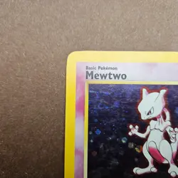 Mewtwo 10/102 Pokemon Base Set 2 Holo Rare Card Unlimited - Image 2