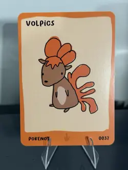 Pokenot Volpics #0037 - Dysfunctional Passholder Pokenots 151 Card (Vulpix) - Image 1