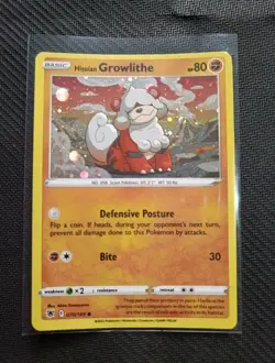 Growlithe 070/189 Cosmos Holo Promo Astral Radiance Pokemon Card - NM - Image 1