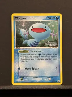 Wooper 81/109 Team Rocket Returns Reverse Holo Stamped Pokemon Card - Image 1