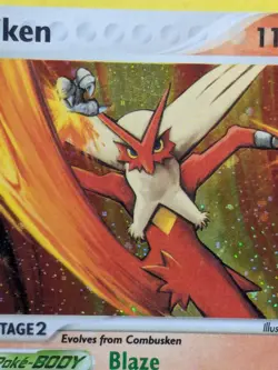 Blaziken 1/106 - Emerald - Holo- Pokemon Card - 2005 🔥 - Image 3