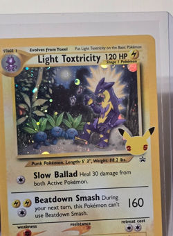 Light Toxtricity SWSH137 SWSH: Sword & Shield Celebrations Promo Cards Holo - Image 3