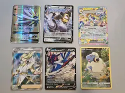 Pokemon Card Tcg Lot of 6 Reverse Holo Melmetal, Samurott, Solgaleo, Volo,Mareep - Image 1