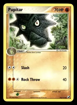 Pupitar 70/115 Unseen Forces Pokemon Card - Image 1