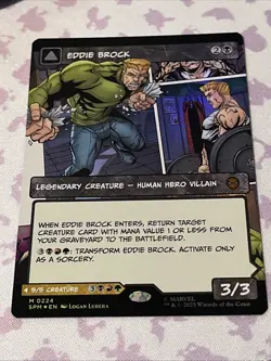 Eddie Brock (0224) (Borderless) Marvel's Spider-Man Foil - Image 1