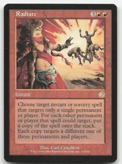 MTG Torment #113 Radiate LP (Slight Bend) - Image 1