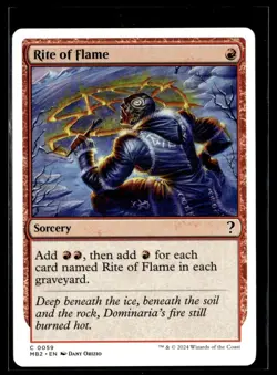 2024 Mystery Booster 2 Rite of Flame Masters/Common #59 - Image 1