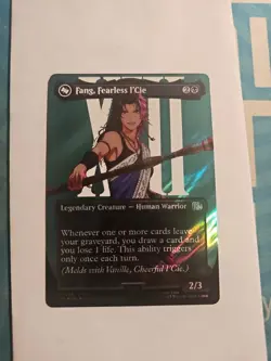 Fang, Fearless l'Cie U 0526 Surge Foil Borderless MTG Final Fantasy 2025 NM - Image 1