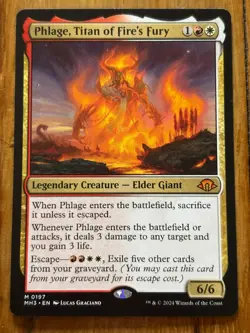 Phlage, Titan of Fire's Fury - Modern Horizons 3 - MTG - 0197 - Image 1