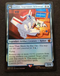 Jetfire, Ingenious Scientist / Jetfire, Air Guardian - Foil - BOT - NM - 003 - Image 1