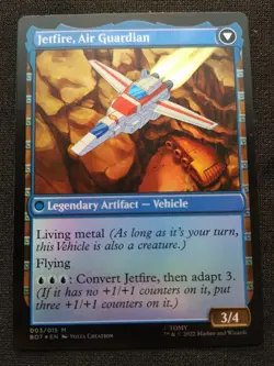 Jetfire, Ingenious Scientist / Jetfire, Air Guardian - Foil - BOT - NM - 003 - Image 2