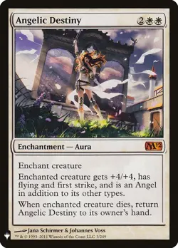 Angelic Destiny Light Play, English Magic the Gathering MTG Mystery Booster - Image 1
