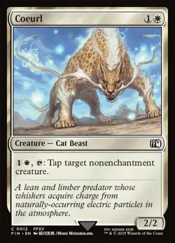 Coeurl - Foil - Final Fantasy #0012 MTG Magic The Gathering - Image 1