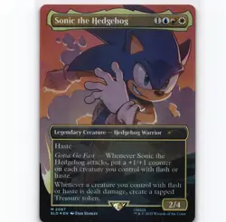 Sonic the Hedgehog (Rainbow Foil) Foil M Secret Lair Drop Series 2087 NM - Image 1