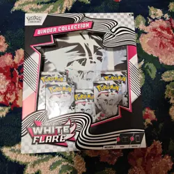 Pokemon TCG: Scarlet & Violet - WHITE FLARE Binder Collection NEW FACTORY SEALED - Image 1