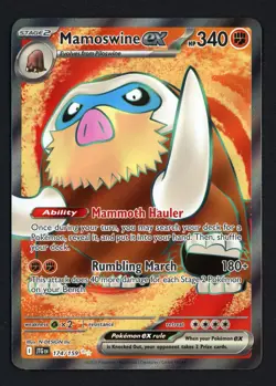 Mamoswine ex 174/159 Journey Together Ultra Rare Pokemon TCG - Image 1