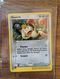 2X LOT 2003 RAW Pokemon Pikachu 12 & Meowth 13 HOLO Black Star MINT NM 013 012 - Image 3