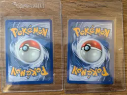 2X LOT 2003 RAW Pokemon Pikachu 12 & Meowth 13 HOLO Black Star MINT NM 013 012 - Image 4