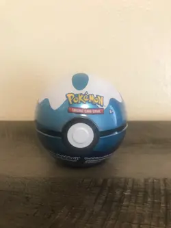 POKEMON TCG DIVE BALL POKEBALL TIN H19 EVOLUTIONS LOST THUNDER BURNING SHADOWS - Image 1