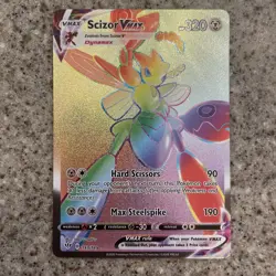 Scizor VMAX Rainbow Rare - Hyper Rare 193/189 - Darkness Ablaze - Pokemon TCG NM - Image 1