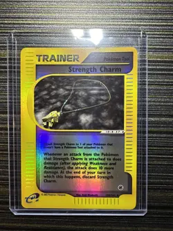Pokemon TCG Strength Charm Expedition Base Set 150/165 Reverse Holo Uncommon - Image 1