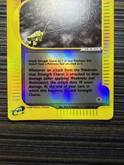 Pokemon TCG Strength Charm Expedition Base Set 150/165 Reverse Holo Uncommon - Image 4
